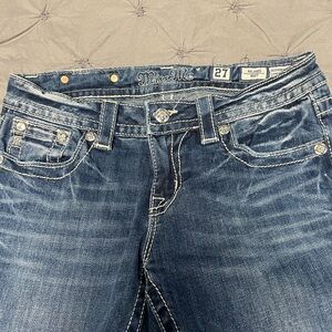 Miss Me Women's Dark Blue Boot Cut Jeans